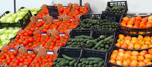 Gemüse auf dem Markt kaufen